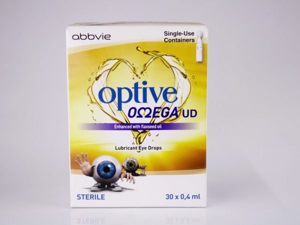 Abbvie - Optive Omega UD Lubricant Eye Drops 30 x 0.4ml, product pack