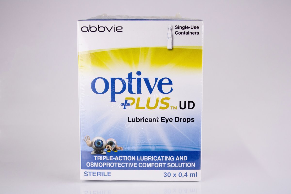 Abbvie - Optive Plus UD Lubricant Eye Drops 30 x 0.4ml, product pack