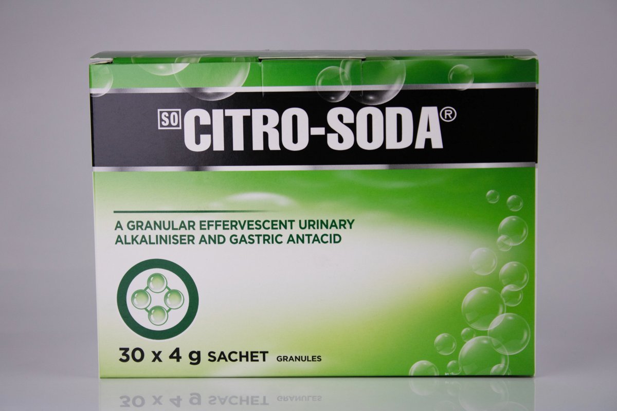 Adcock Ingram - Citro-Soda Granules 30 x 4g sachets, product pack