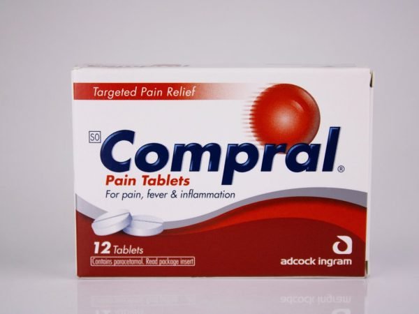 Adcock Ingram - Compral Pain 24 tablets, product pack