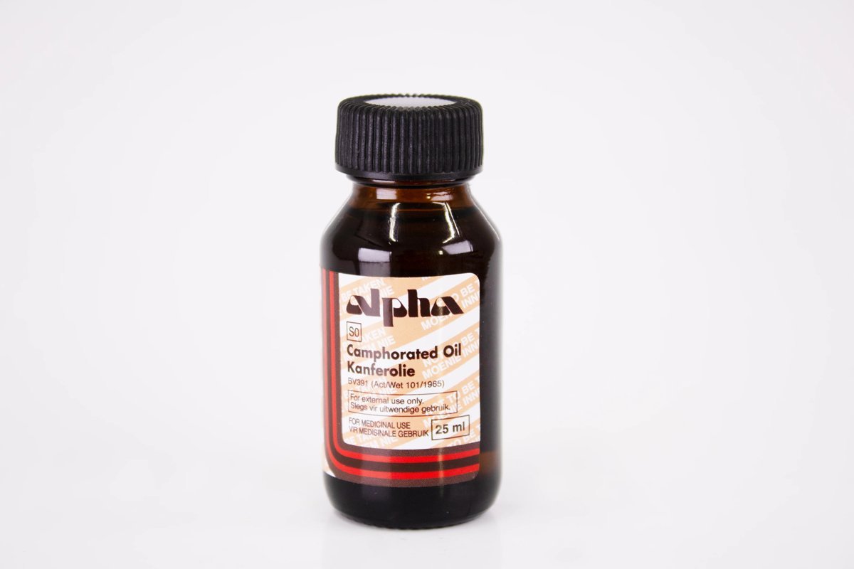 alpha - Camphorated Oil 25ml, product pack