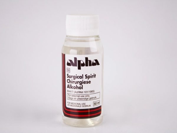 alpha - Surgical Spirit 50ml, product pack