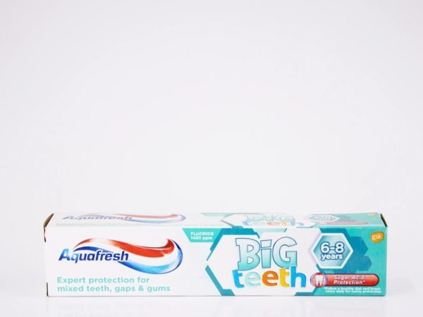 Aquafresh - Big Teeth 6-8 Years Toothpaste 50ml, product pack