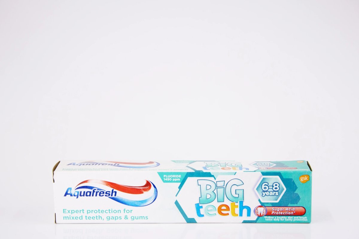 Aquafresh - Big Teeth 6-8 Years Toothpaste 50ml, product pack