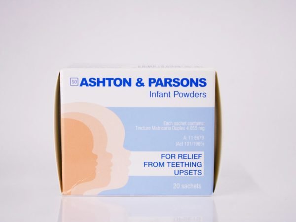 Ashton & Parsons - Infant Powders 20 sachets, product pack