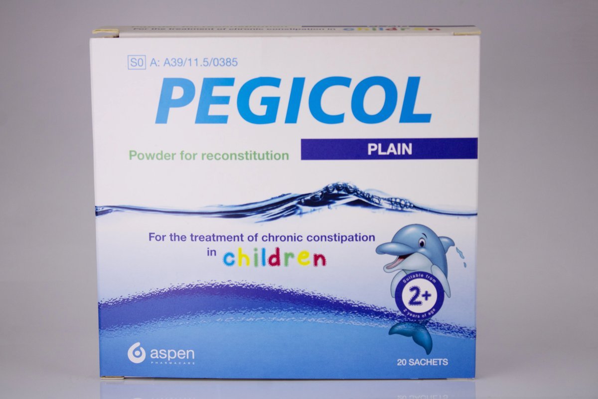 Aspen Pharmacare - Pegicol Plain Children 20 sachets, product pack