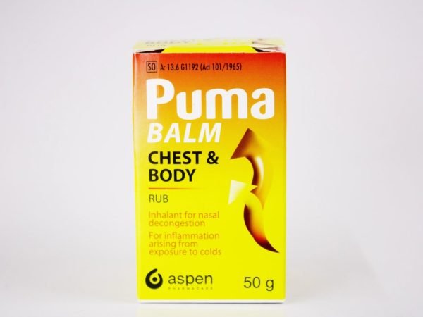 Aspen Pharmacare - Puma Balm Chest & Body 50g, product pack