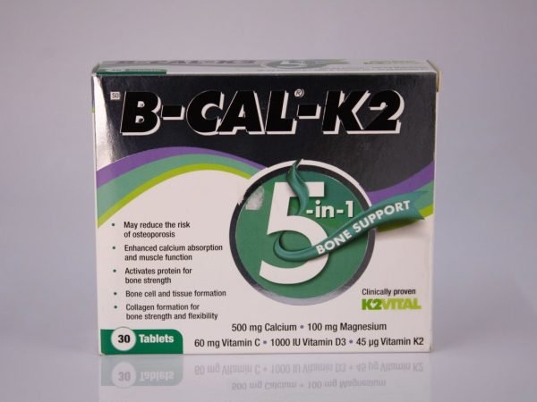 B-Cal-K2 - 5-in-1 Bone Support 30 tablets, product pack