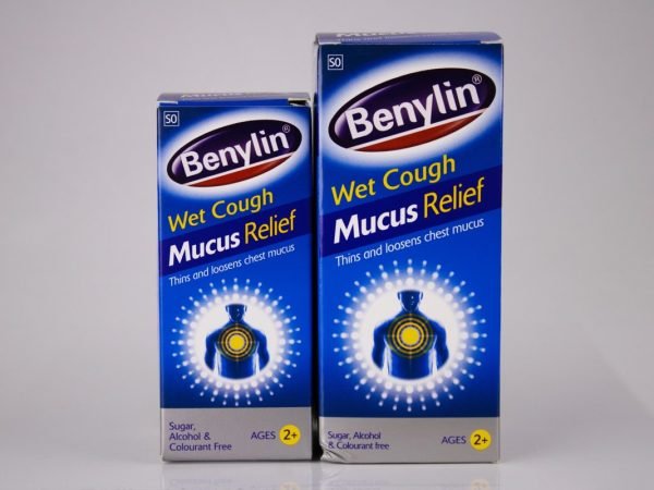 Benylin - Mucus Relief 2+ 100ml, product pack