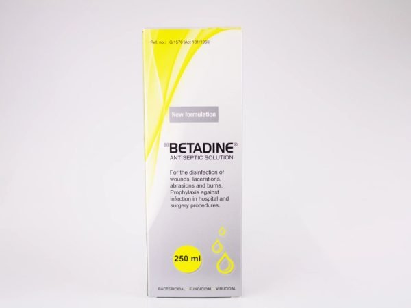 BETADINE - Antiseptic Solution 250ml, product pack