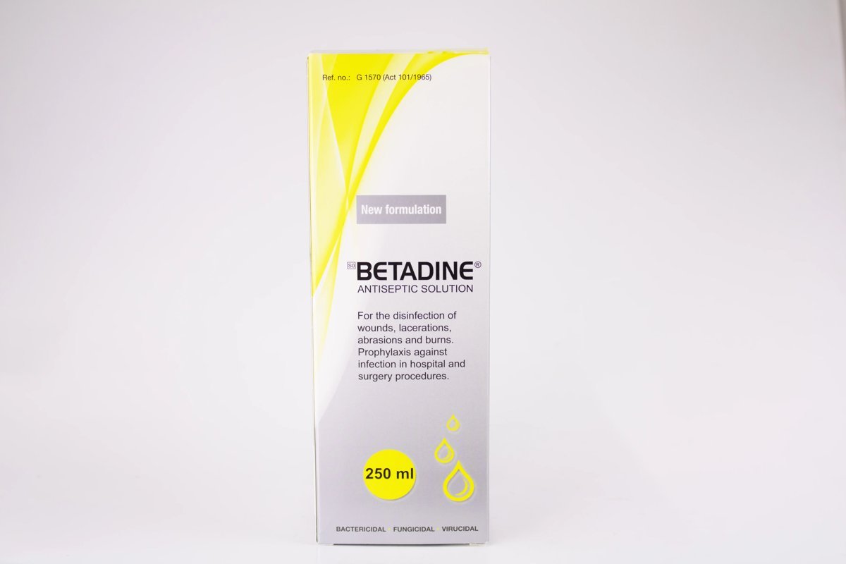 BETADINE - Antiseptic Solution 250ml, product pack