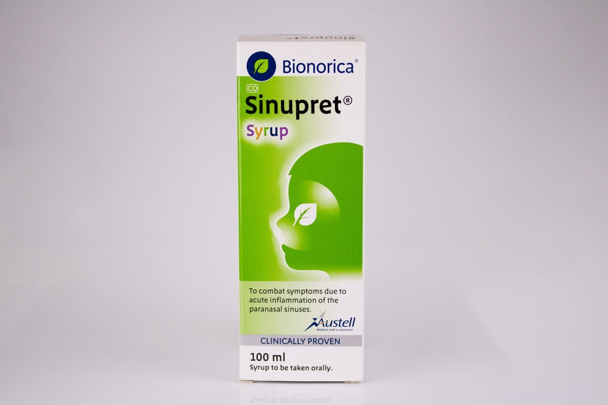 Bionorica - Sinupret Syrup 100ml, product pack