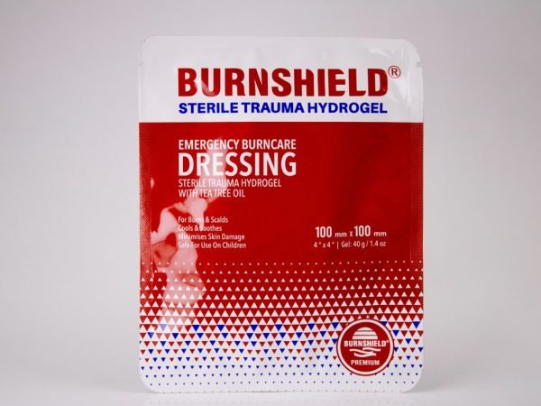 Burnshield - Emergency Burncare Dressing 100 x 100mm 40g, product pack
