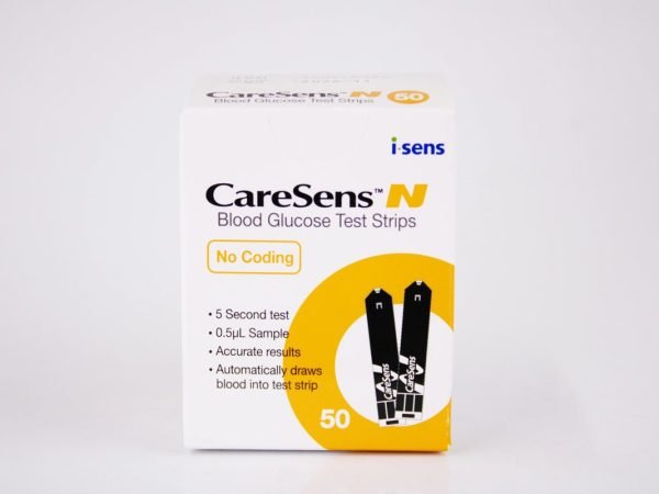 CareSens N - Blood Glucose Test Strips 50, product pack
