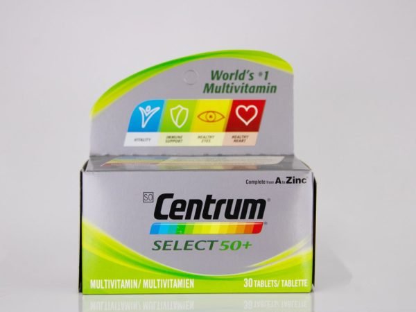 Centrum - Select 50+ Multivitamin 30 tablets, product pack