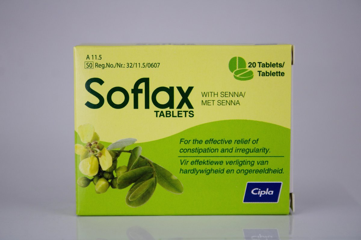 Cipla - Soflax with Senna 20 tablets, product pack