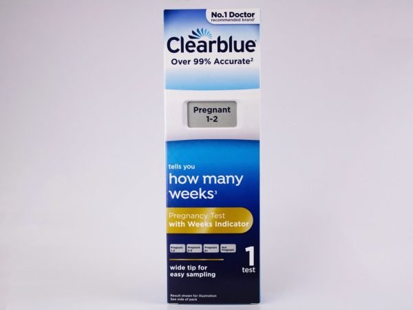 Clearblue - Pregnancy Test with Weeks Indicator, product pack