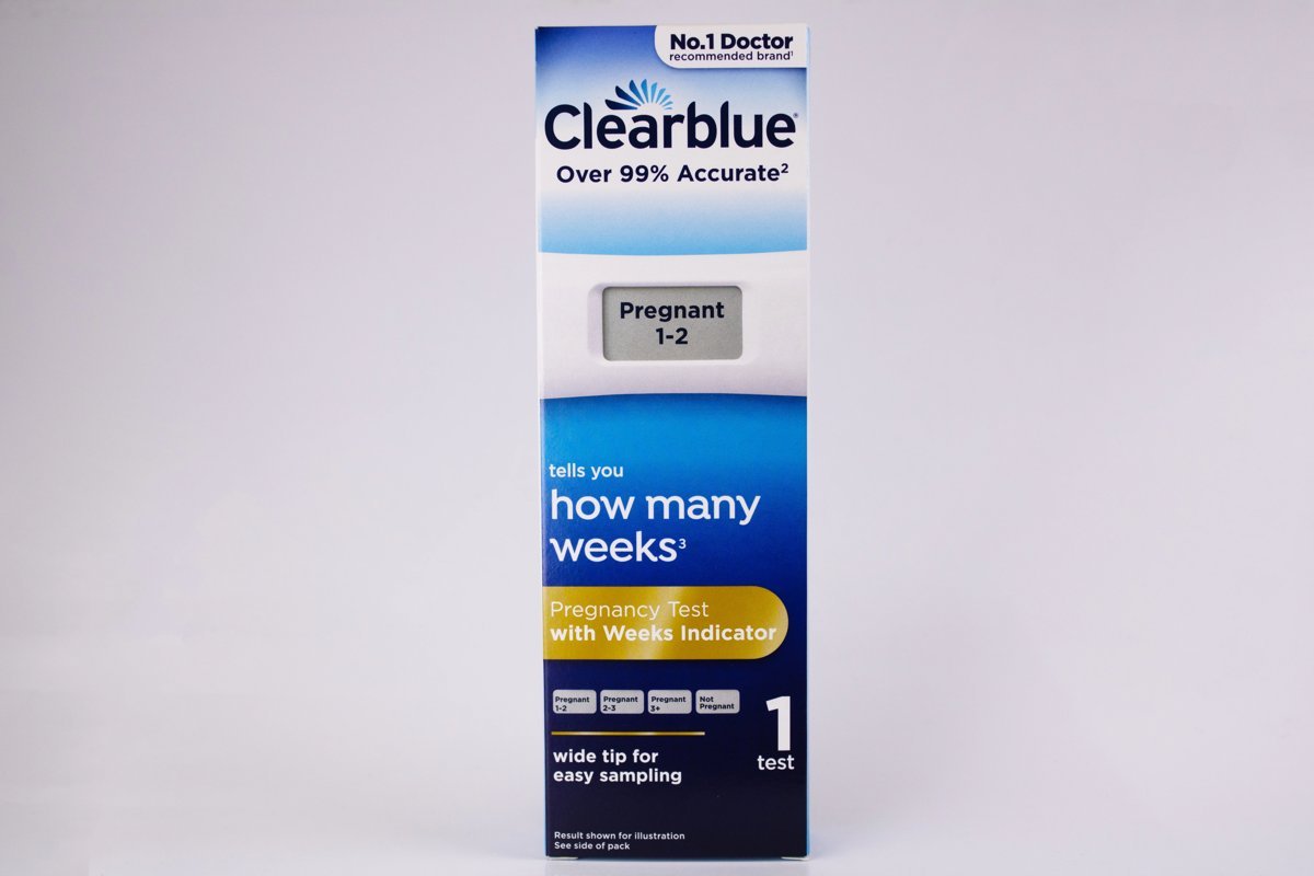 Clearblue - Pregnancy Test with Weeks Indicator, product pack