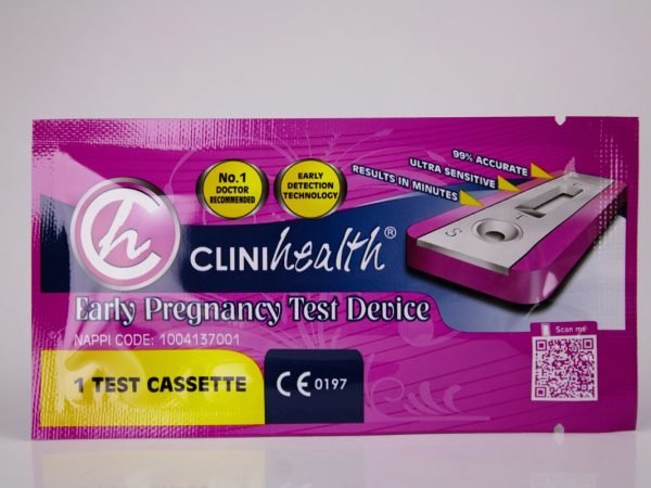 CLINIhealth - Early Pregnancy Test Device, product pack