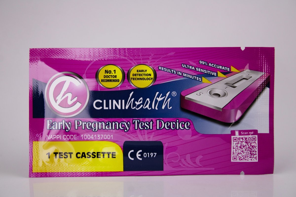 CLINIhealth - Early Pregnancy Test Device, product pack