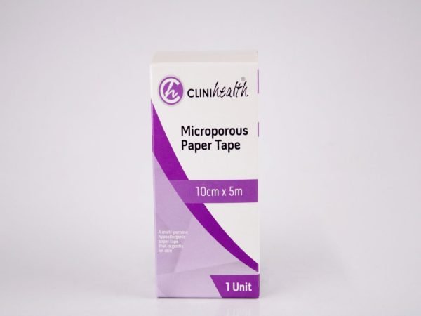 CLINIhealth - Microporous Paper Tape 10cm x 5m, product pack