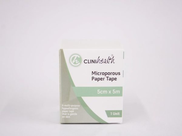CLINIhealth - Microporous Paper Tape 5cm x 5m, product pack