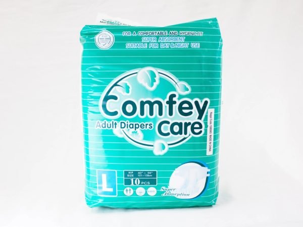 Comfey Care - Adult Diapers L 10 pcs, product pack