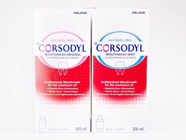 Corsodyl - Mouthwash Original Alcohol Free 300ml, product pack
