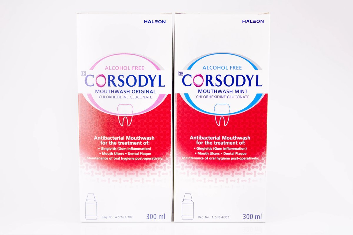 Corsodyl - Mouthwash Original Alcohol Free 300ml, product pack