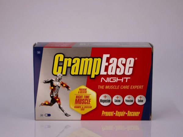 CrampEase night - The Muscle Care Expert 30 tablets, product pack