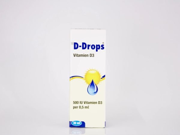 D-Drops - 500 UI Vitamien D3 30 ml, product pack