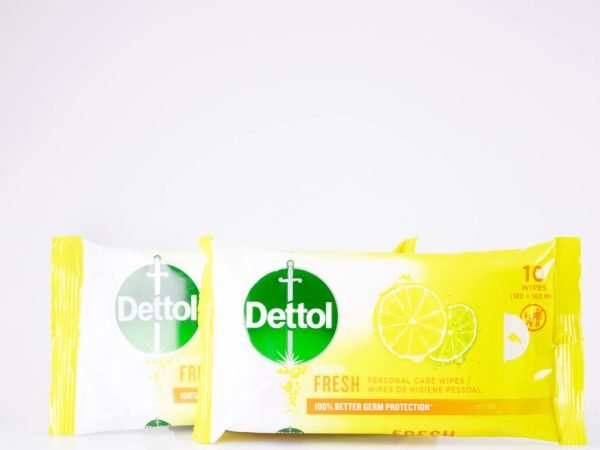 Dettol - Fresh 10 wipes, product pack