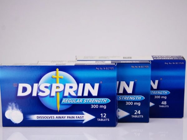 Disprin - Regular Strenght 300mg 12 tablets, product pack