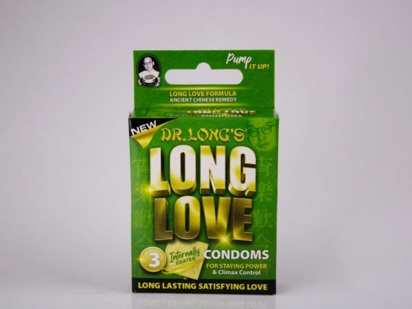 Dr. Long's - Long Love Condoms 3pcs, product pack
