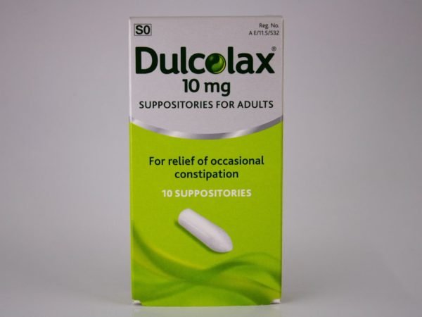 Dulcolax - Bisacodyl for Adults 10mg 10 suppositories, product pack