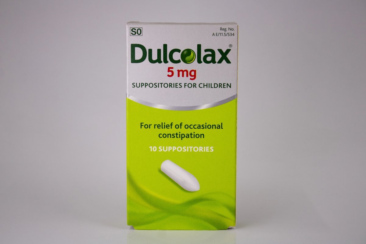Dulcolax - Bisacodyl for Children 5mg 10 suppositories, product pack