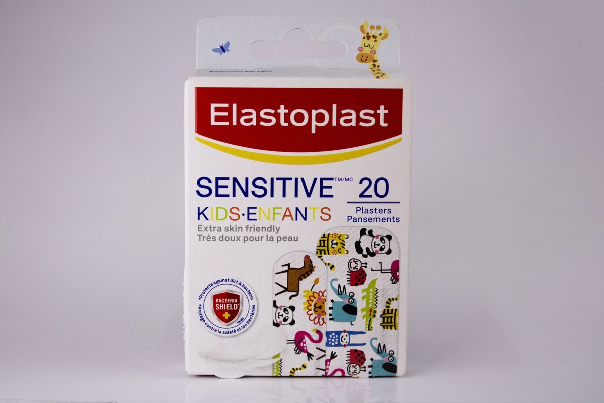 Elastoplast - Sensitive Kids Enfants 20 plasters, product pack