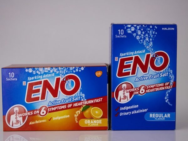 Eno - Active Fruit Salt Orange Flavour 10 sachets, product pack