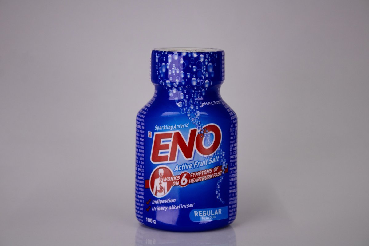 Eno - Active Fruit Salt Regular Flavour 100g, product pack