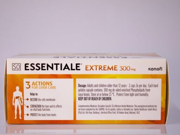 Essentiale Extreme - Helps Maintain Normal Liver Function 300mg 20 capsules, product pack