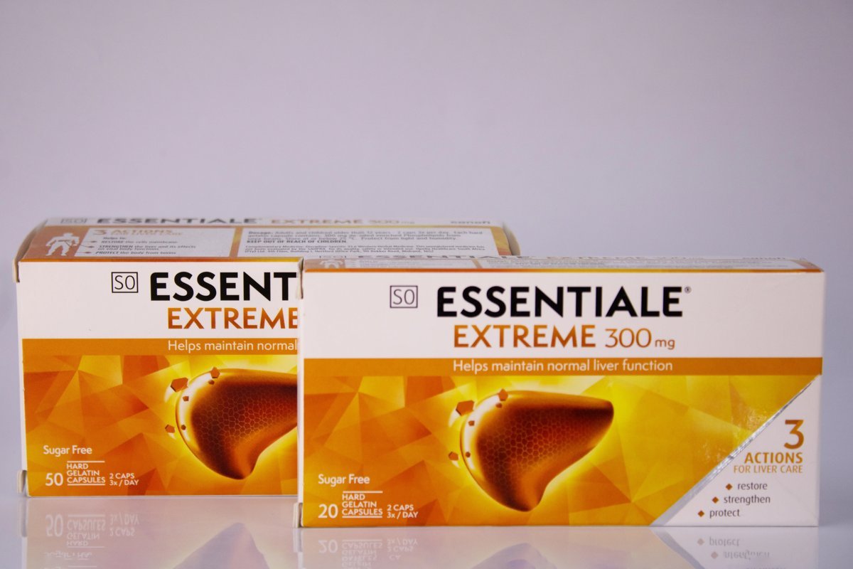 Essentiale Extreme - Helps Maintain Normal Liver Function 300mg 50 capsules, product pack