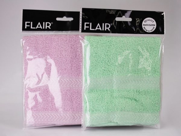 FLAIR - Face Cloth 30 x 30cm, product pack