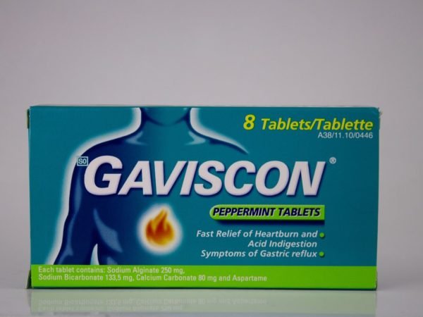 Gaviscon - Peppermint 8 tablets, product pack