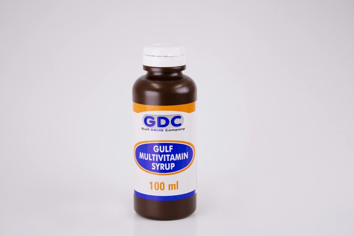 GDC - Gulf Multivitamin Syrup 100ml, product pack