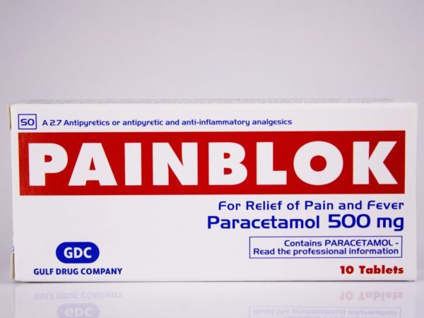 GDS - Painblok Paracetamol 500mg 10 tablets, product pack