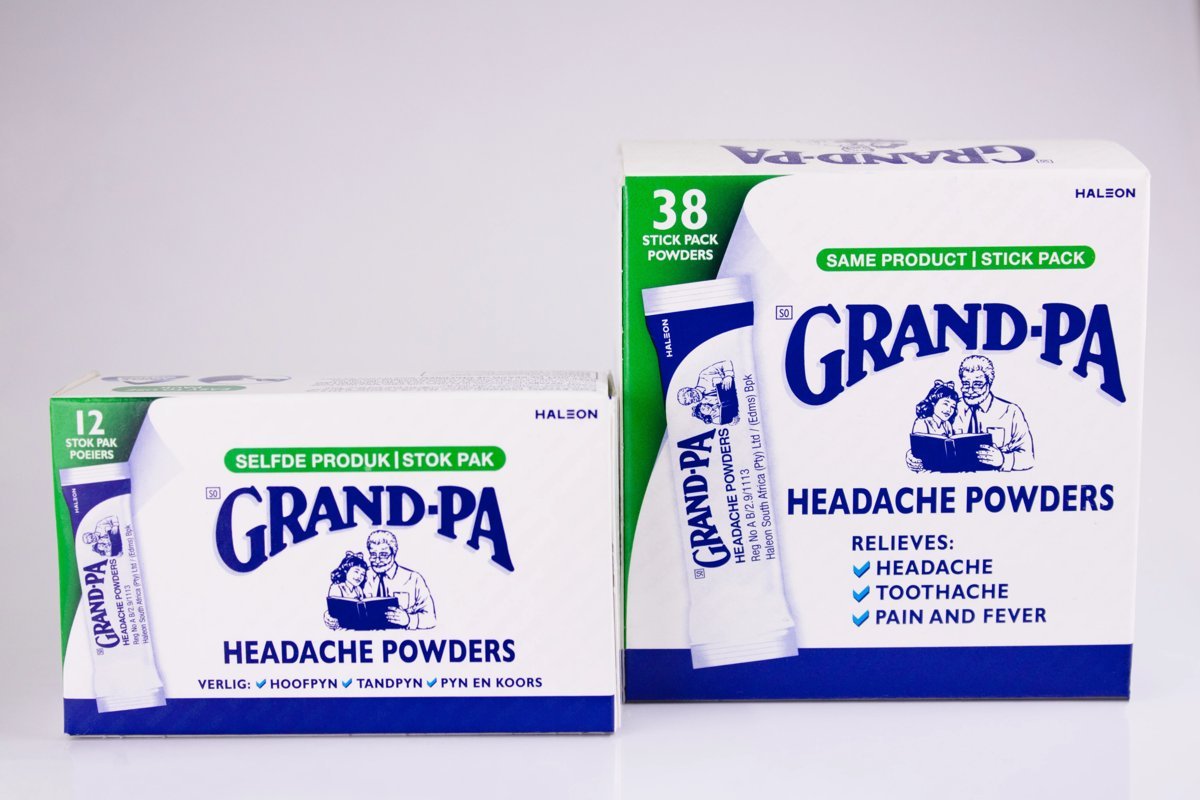 Grand-Pa - Headache Powders 12 stick pack powders, product pack