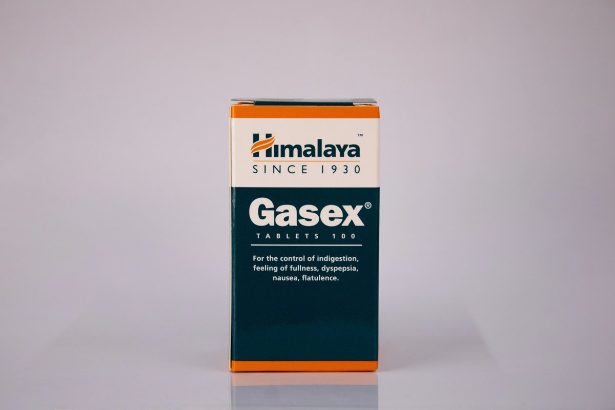 Himalaya - Gasex 100 tablets, product pack
