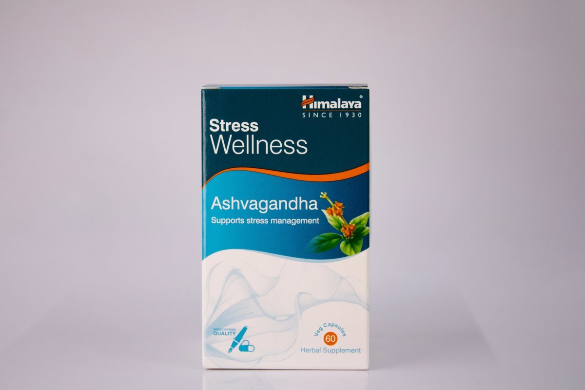 Himalaya - Stress Wellness Ashvagandha 60 veg capsules, product pack