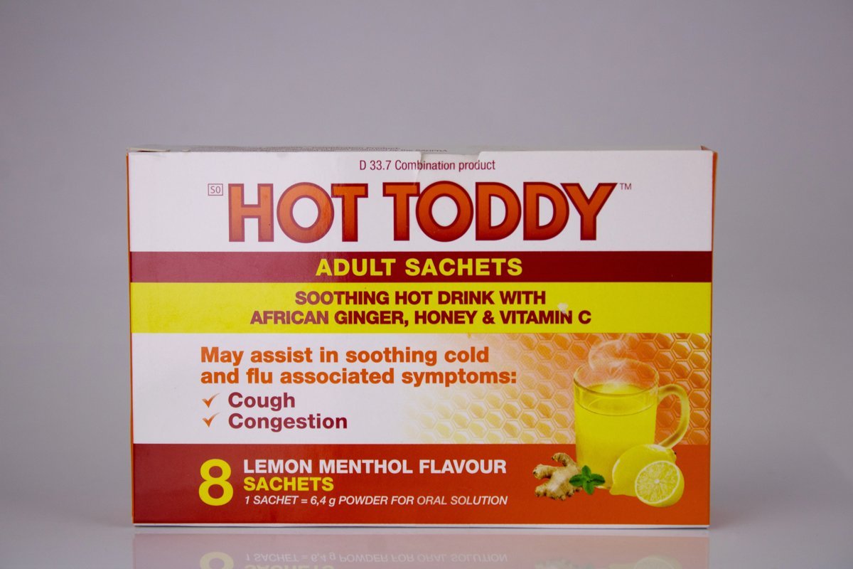 Hot Today - Adult Soothing Hot Drink Lemon Menthol Flavour 8 sachets, product pack