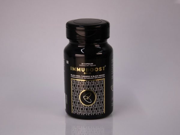Immuboost Gold - Black Seed, Turmeric & Black Pepper 1000mg 30 Capsules, product pack